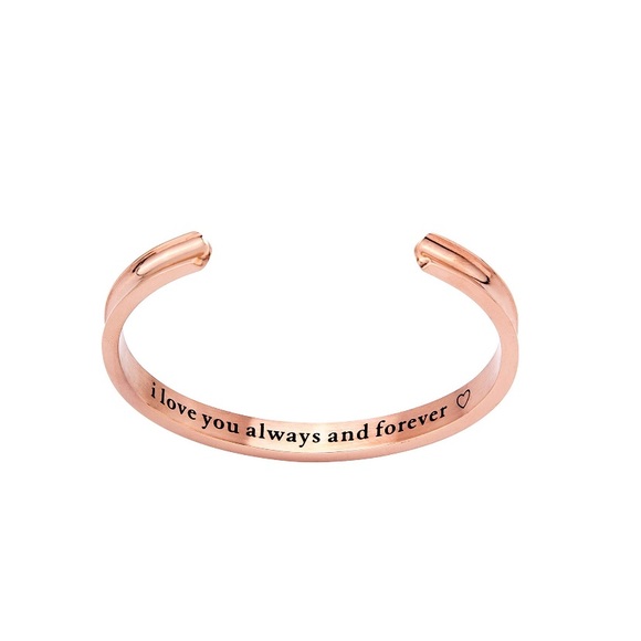 ✨HP✨NWT Rose Gold I Love You Always and Forever - Picture 2 of 3